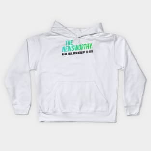 The NewsWorthy Green Logo Kids Hoodie